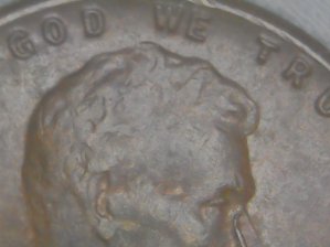 1955-P-No-Nose-Lincoln.--Stuck-Though-Or-Die-Cud-Or-Amd-Please-Help